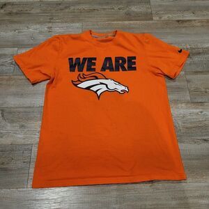 NFL Team Apparel Denver Broncos Tee Shirt Dri Fit Shirt Men's Size Medium